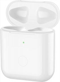 img 4 attached to Upgrade Your Airpods Charging Game: Qi Wireless Compatible Charging Case With Bluetooth Pairing Sync Button