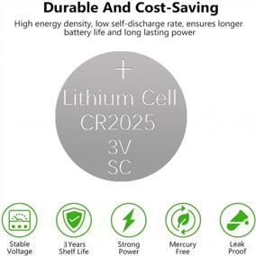 img 1 attached to 5 упаковок литиевых батарей SKOANBE CR2025 - 3V 2025 для повышения производительности