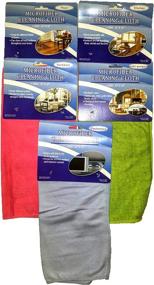 img 1 attached to Microfiber Towels Cleaning Vibrant Specific