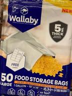 img 1 attached to 50 Bundle Pack Of 1-Gallon Wallaby Mylar Bags For Safe And Long Term Food Storage - Heat Sealable And Food Safe review by Jason Glass