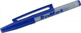 img 3 attached to RevMark Industrial Marker - Blue Permanent Ink - Standard Tip - Pack Of 8 - Made In The USA - Optimized For SEO