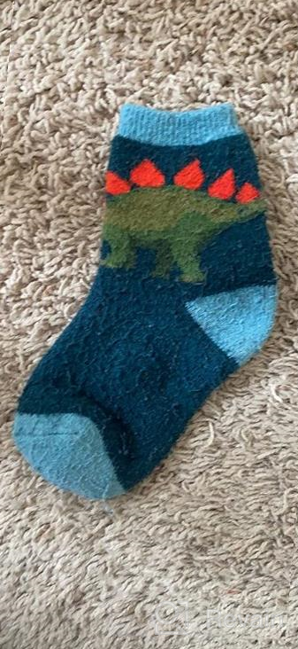 img 1 attached to 🧦 Cozy and Durable: Boys Wool Socks – 6 Pairs of Winter Warmth for Kids review by Ryan Moran