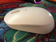 img 1 attached to Wireless compact mouse Xiaomi Mi Dual Mode Wireless Mouse Silent Edition, white review by Fery Buana ᠌