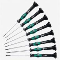 🔧 wera micro screwdriver set 8pc (hex) sae: compact precision tools for delicate tasks логотип