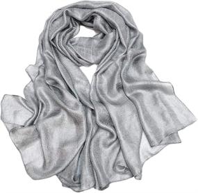 img 1 attached to Bettli Womens Pashminas Evening Wedding Women's Accessories ~ Scarves & Wraps