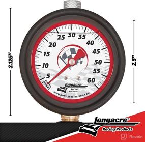 img 1 attached to 🔍 Longacre® 52-52002: Accurate and Reliable Liquid Filled 2-1/2 Tire Gauge for Precise 0-60 psi Measurement
