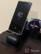 img 1 attached to 2-In-1 Ringke Super Folding Stand For Galaxy Watch 4/3/Active - Portable & Smartphone Compatible! review by Destiny Gvozdeva