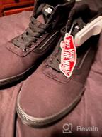 img 1 attached to Black Vans Ward Shoes for Women and Men - Stylish Fashion Sneakers review by Joshua Gaines