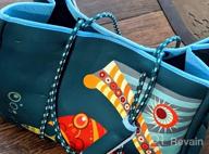 картинка 1 прикреплена к отзыву Versatile Neoprene Beach Tote Bag With Interior Zip Pocket For Multiple Uses от Cameron Rosa