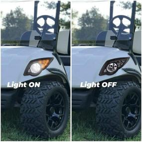 img 1 attached to 🚗 Enhance Your Drive: kemimoto LED Drive Light Kit for Golf Carts 2007-UP