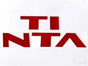 img 2 attached to SF Sales USA Tailgate Letters Exterior Accessories for Bumper Stickers, Decals & Magnets