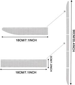 img 3 attached to TOMALL 35.2'' Strong Reflective Stripe Stickers: Enhance Car Safety with High-Intensity Night Visibility and Waterproof Self Adhesive