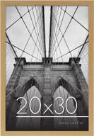 enhance your wall décor with americanflat's 20x30 pine poster frame - vertical and horizontal formats, polished plexiglass, and hanging hardware included! logo