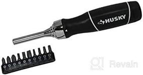 img 1 attached to Husky 236360100 Ratcheting Screwdriver 10 Piece