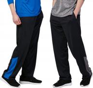 enhance your performance with devops men's active workout sweatpants logo