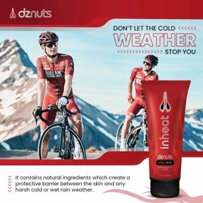 img 4 attached to Dznuts InHeat Embrocation Cream: Your Winter Chamois Solution – 6.7 Fl. Oz, Low Heat Formula