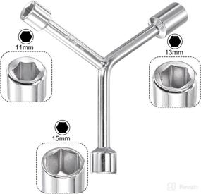 img 2 attached to Uxcell Socket Combination Spanner 3 5 Inch