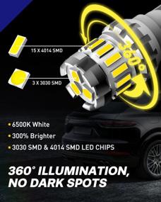 img 2 attached to Upgrade Your Vehicle'S Reverse Lights With AUTOONE 912 921 LED Bulbs - 300% Brighter And Error-Free, Pack Of 2