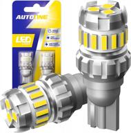 upgrade your vehicle's reverse lights with autoone 912 921 led bulbs - 300% brighter and error-free, pack of 2 логотип