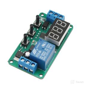 img 1 attached to 🕒 Efficient 12 Volt Timer Relay: DROK 0.1s to 999min Automotive Digital Delay Relay with LED Display