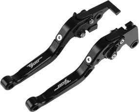 img 4 attached to 🔧 High-Quality Adjustable Brake Clutch Levers for Yamaha TENERE 700 2019-2020 - Sleek Black (Set of 4)