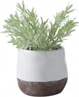 white ceramic crackle 2 tone 4-inch round pot by torre & tagus | 902108a corsica logo
