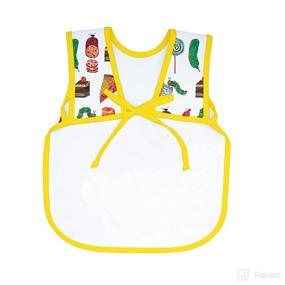 img 2 attached to 🍽️ BapronBaby Eric Carle Food Parade Bapron - Waterproof Stain Resistant Bib - Machine Washable - 6m - 5yr - (Baby/Toddler 6m-3T) - Improved SEO