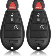 key fob replacement fits for dodge grand caravan journey durango ram 1500 town and country logo