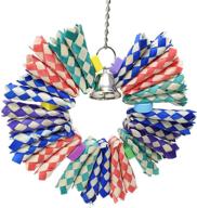 🐦 bonka bird toys 1139: burst of fun with colorful bamboo shredding for parrots, parrotlets, cockatoos, african greys, and amazons logo