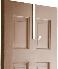img 2 attached to AnapoliZ Wreath Hooks Door Hanger For Bathroom Bedroom, Coats, Towels Metal Home Display Holiday Front Door Special Elegant Unique Design Premium Sturdy Metal (2 Piece, White)