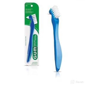 img 3 attached to Butler GUM Denture Brush for Optimal Oral Care - Individual Product