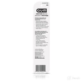 img 1 attached to Butler GUM Denture Brush for Optimal Oral Care - Individual Product