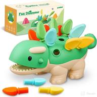 🦖 sensory toys for babies: fine motor skills learning dinosaur | montessori developmental educational sorting toys for toddlers | boys girls gift for kids ages 6, 9, 12, 18, 24 months and 1-3 years old logo