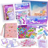 create your own stylish journal with scientoy diy journal kit for tween girls - perfect arts & crafts gifts with stationery supplies for ages 8-12! logo