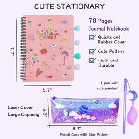 img 1 attached to Create Your Own Stylish Journal With Scientoy DIY Journal Kit For Tween Girls - Perfect Arts & Crafts Gifts With Stationery Supplies For Ages 8-12!
