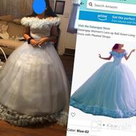 img 1 attached to 🏻 Stunning Lace up Ball Gown: Elegant Quinceanera Dress with Pleated Straps for Women review by Regina Vere