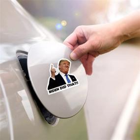 img 3 attached to 👍 100Pcs Biden Did That Sticker Decal: Hilarious Trump vs. Joe Biden Bumper Decals for Cars, Laptops, Motorcycles, and More!