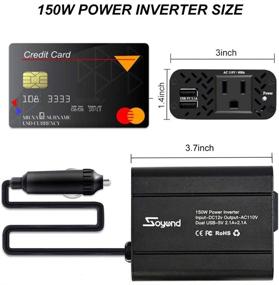 img 1 attached to 150W Car Power Inverter Converter