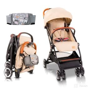 img 4 attached to 👶 BABY K Lightweight Stroller - Travel-Friendly Compact Folding Stroller - Airplane Stroller with Adjustable Recline & Easy One-Hand Fold for Infants & Toddlers 3-36 Months