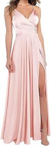 img 4 attached to 👗 LINDO NOIVA Champagne Bridesmaid Dresses - Fashionable Women's Clothing