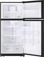 winia wte18hsbcd 18 cu. ft. top mount refrigerator ice maker ready - black logo