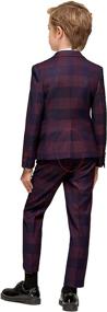 img 1 attached to 👦 ELPA Classic Plaid Boys' Clothing - Suits & Sport Coats for Children