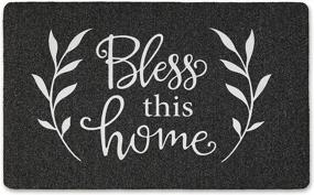 img 4 attached to Welcome Guests To Your Home With SoHome Durable Natural Rubber Door Mat - 18"X48", Non-Slip, Ultra Absorbent & Easy Clean!
