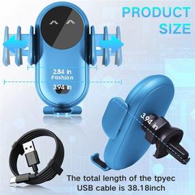 img 3 attached to 🚗 Smart Wireless Car Charger Phone Holder 2022, Auto Sensing Cell Phone Car Charger Holder Compatible for iPhone 13/12/11 Pro/XS/XR/8 Plus, Samsung S10/S9/Note10/Note9