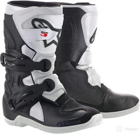 img 4 attached to Alpinestars Youth Tech Boots Black White K11