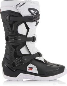 img 1 attached to Alpinestars Youth Tech Boots Black White K11