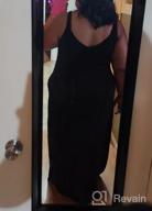 img 1 attached to Plus Size Maternity Summer Long Dress With Pockets: Wolddress Women'S Casual Sleeveless Maxi Dress review by Amy Blackmon