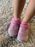 img 1 attached to 👟 Zoneyue Buckle Tennis Shoes for Toddler Girls' Active Wear review by Mike Rajput