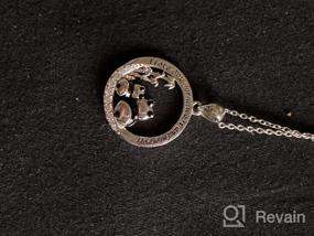 img 6 attached to Ожерелье с подвеской в ​​виде панды из стерлингового серебра 925 пробы для женщин и девочек, милый подарок для любителей животных