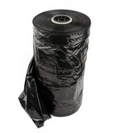 nahanco b354: durable, black plastic garment bag roll - 333 bags included! logo